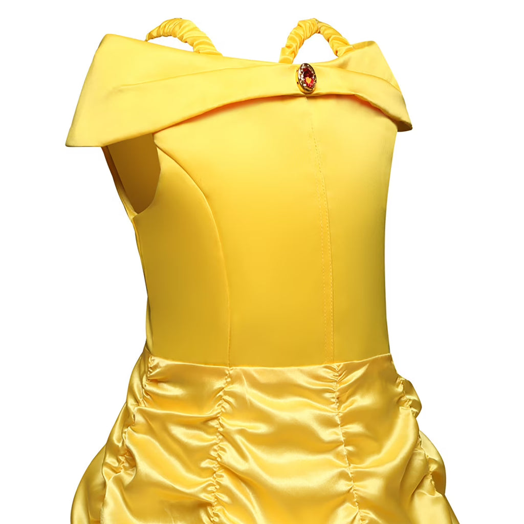 Florence | Girls Princess Costume Dress | Ruched Skirt Off Shoulder Fancy Dress Wear-Kids Costume-Pick NewYork