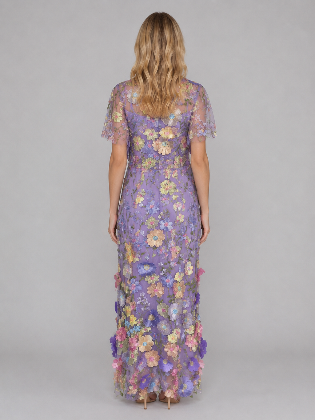 Genevra | Women's Floral Maxi Dress | Embroidered Wedding Guest Dress-Women Dress-Pick NewYork