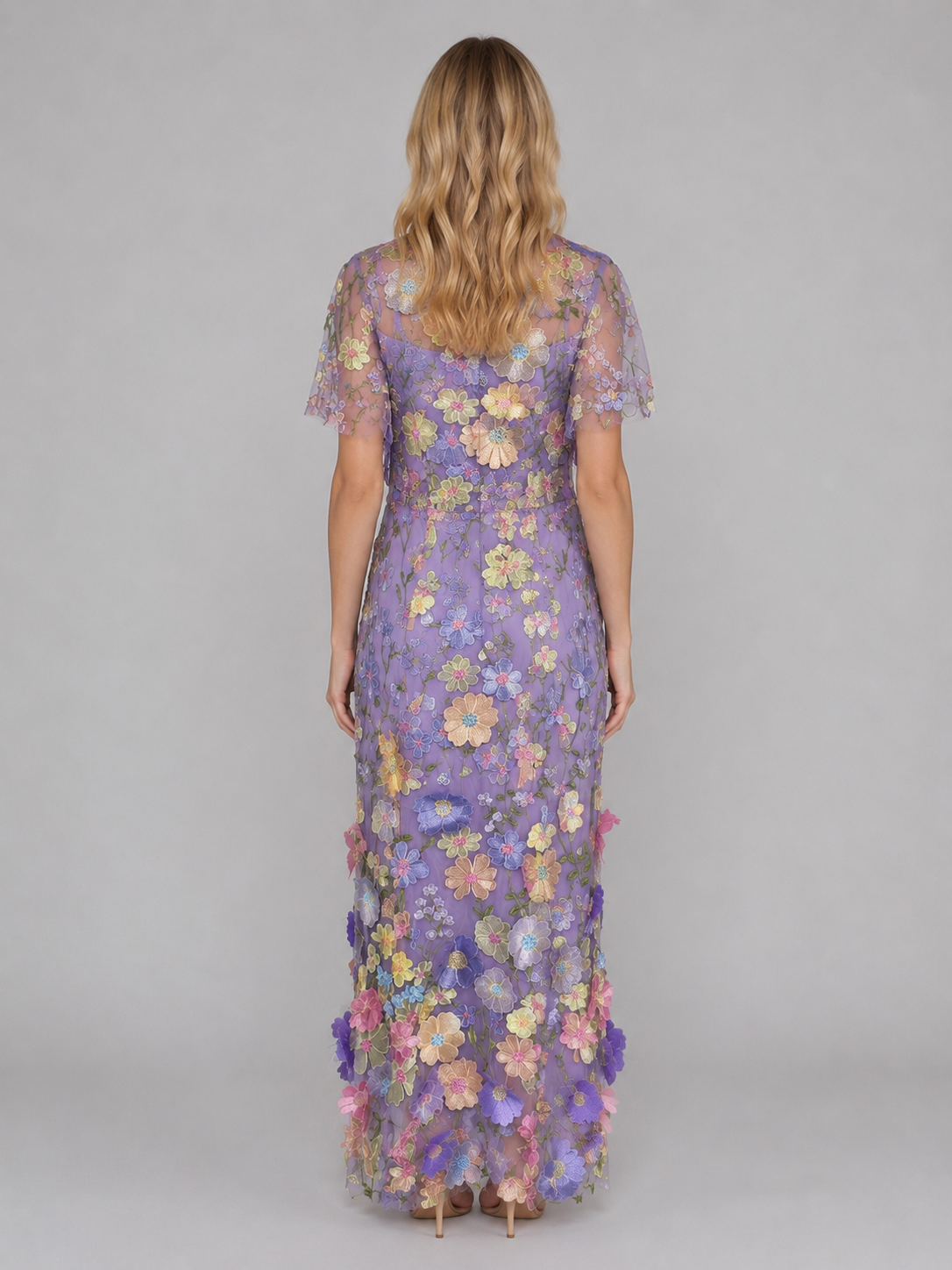 Genevra | Women's Floral Maxi Dress | Embroidered Wedding Guest Dress-Women Dress-Pick NewYork