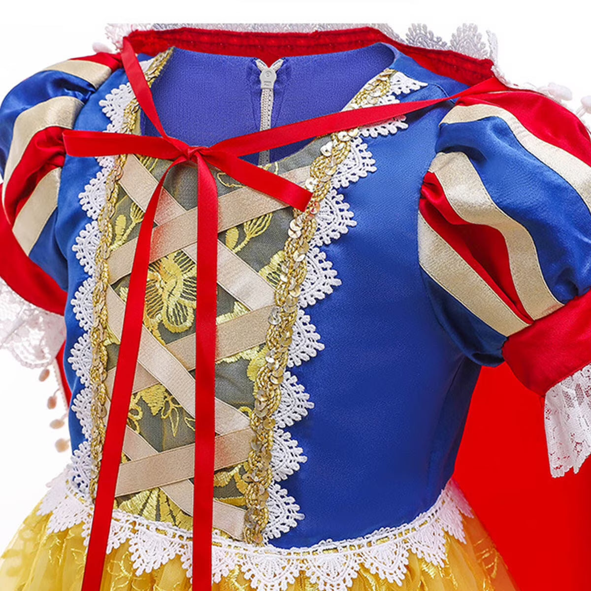 Harriet | Girls Princess Costume Dress | Puff Sleeve Embroidered Dress Fancy Dress Wear-Kids Costume-Pick NewYork