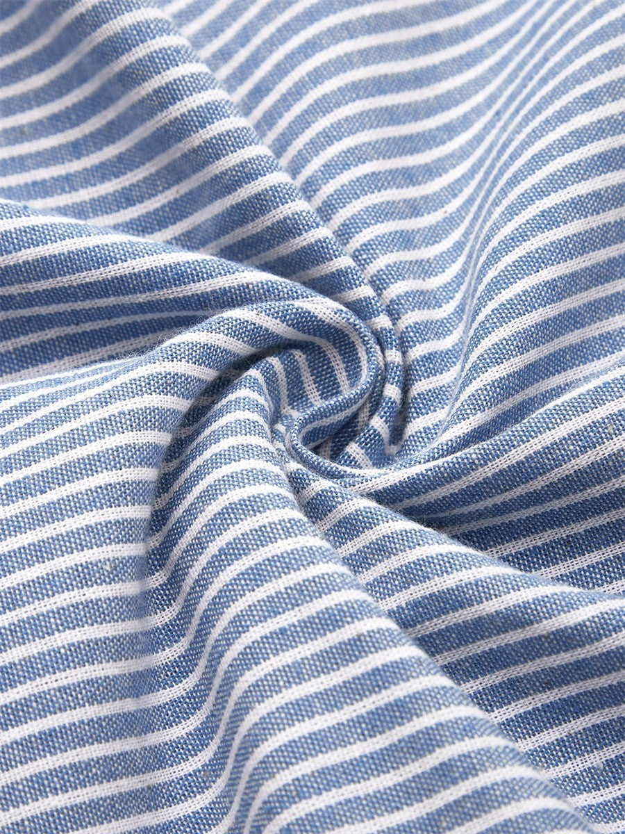 Hazel | Women’s Striped Midi Dress | A Line Resort Wear-Women Dress-Pick NewYork