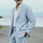 Holden | Men’s Two Piece Suit Set | Single Button Blazer Tailored Trousers Formal Wear-Men Outfit Set-Pick NewYork