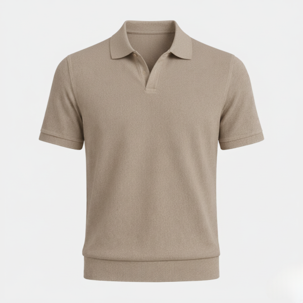 Hudson | Men's Knit Polo Shirt | Short Sleeve Smart Casual-Men Polo-Pick NewYork