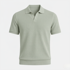 Hudson | Men's Knit Polo Shirt | Short Sleeve Smart Casual-Men Polo-Pick NewYork