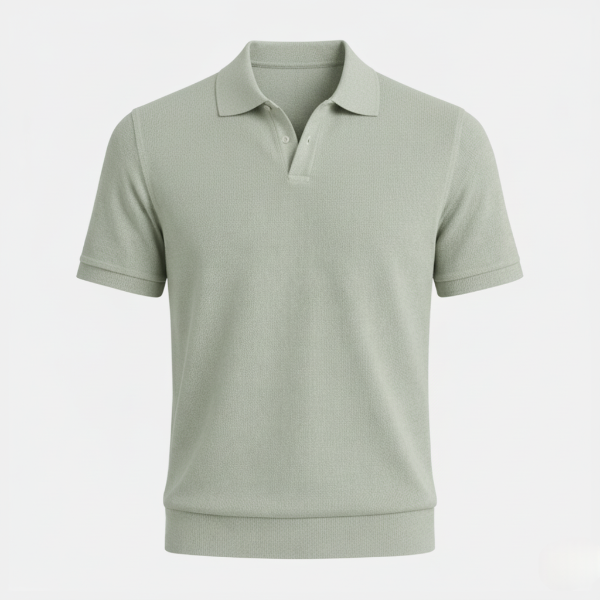 Hudson | Men's Knit Polo Shirt | Short Sleeve Smart Casual-Men Polo-Pick NewYork