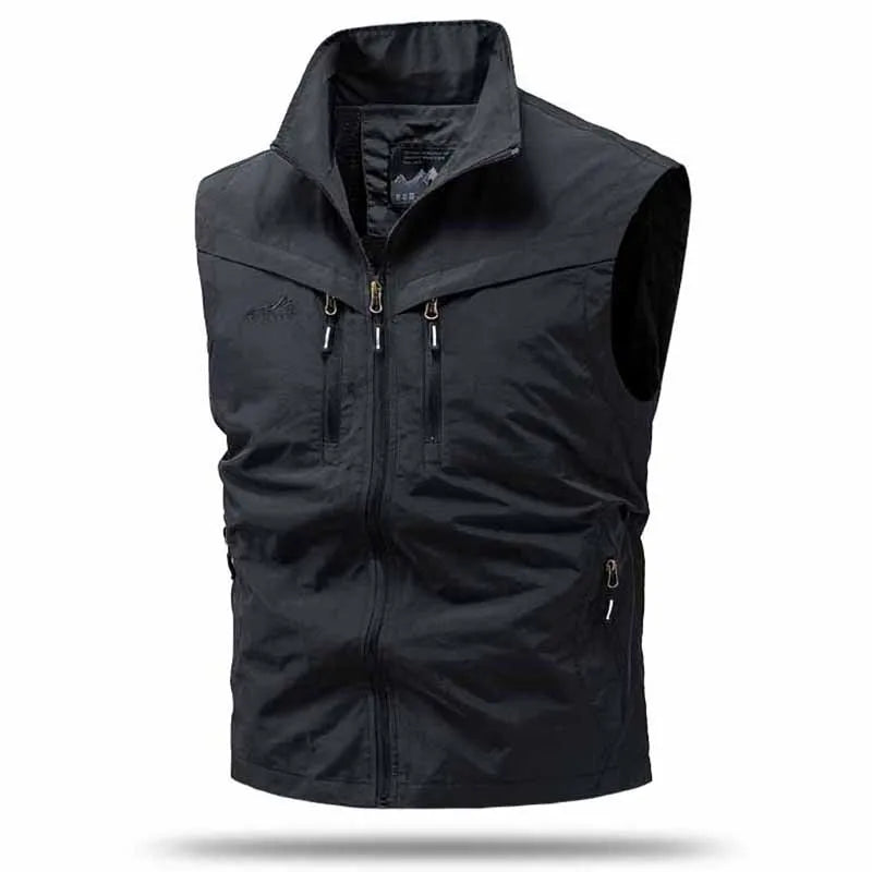Hudson | Men’s Utility Vest | Zip Front Multi Pocket Outdoor Wear-Men Vest-Pick NewYork
