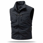 Hudson | Men’s Utility Vest | Zip Front Multi Pocket Outdoor Wear-Men Vest-Pick NewYork