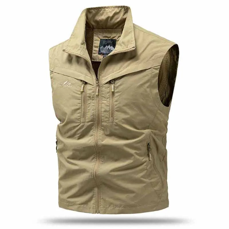 Hudson | Men’s Utility Vest | Zip Front Multi Pocket Outdoor Wear-Men Vest-Pick NewYork