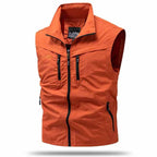 Hudson | Men’s Utility Vest | Zip Front Multi Pocket Outdoor Wear-Men Vest-Pick NewYork