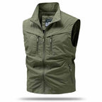 Hudson | Men’s Utility Vest | Zip Front Multi Pocket Outdoor Wear-Men Vest-Pick NewYork
