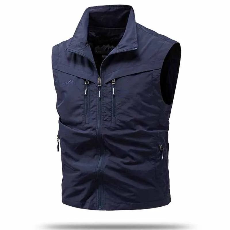 Hudson | Men’s Utility Vest | Zip Front Multi Pocket Outdoor Wear-Men Vest-Pick NewYork