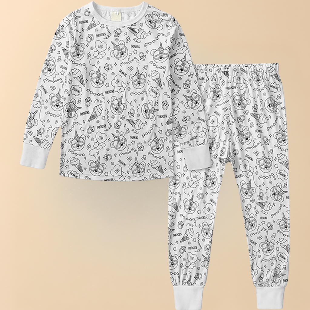 Noelle | Kids Christmas Pajama Set | Holiday Print Sleepwear-Kids Pajama-Pick NewYork