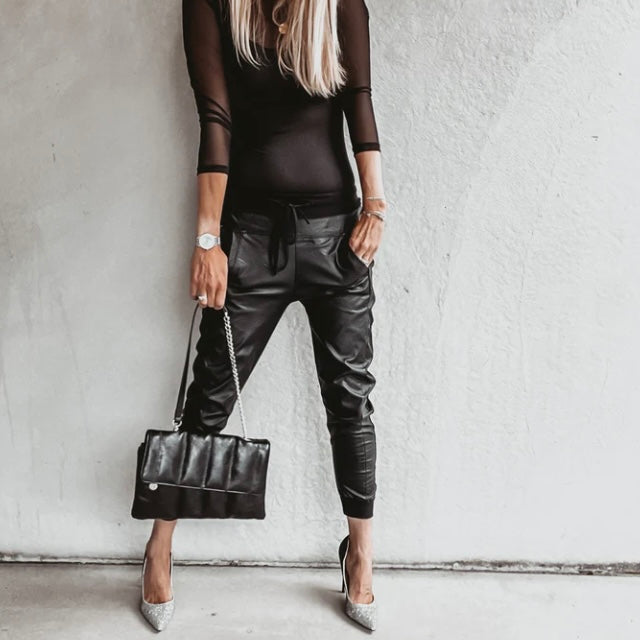 Harper | Women's Jogger Pants | Drawstring Everyday Wear-Women Pants-Pick NewYork