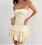 Bella | Women's Ruffle Mini Dress | Sleeveless-Women Dress-Pick NewYork