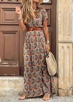 Savannah | Women's Boho Maxi Dress | Sleeveless-Women Dress-Pick NewYork