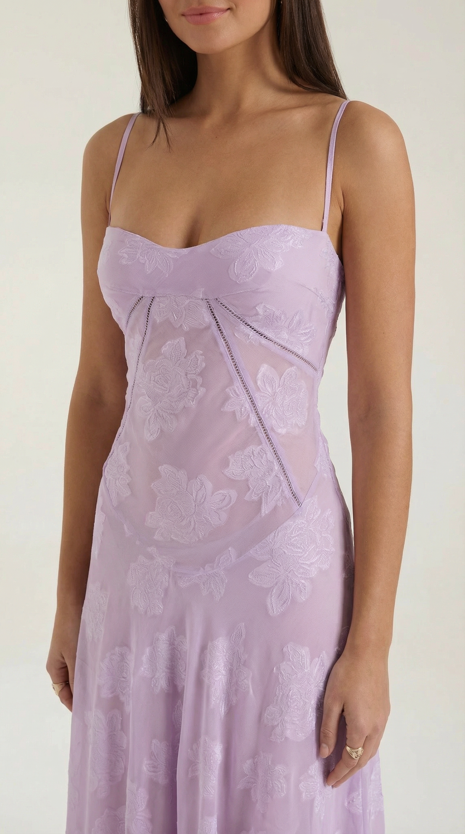 Isla | Women's Floral Applique Maxi Dress | Sweetheart Neck Wedding Guest-Women Dress-Pick NewYork