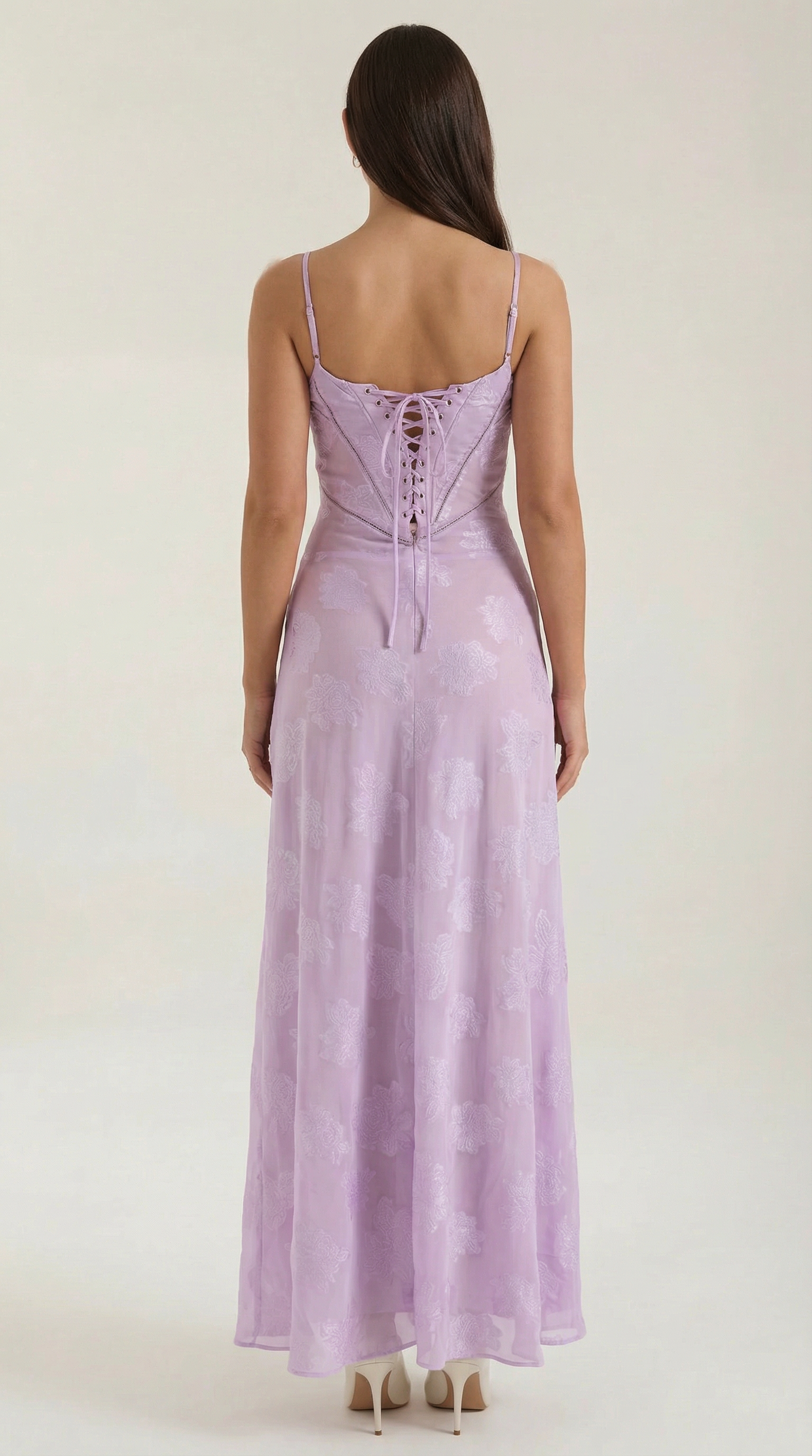 Isla | Women's Floral Applique Maxi Dress | Sweetheart Neck Wedding Guest-Women Dress-Pick NewYork