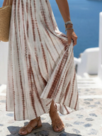 Isla | Women’s Tie Dye Maxi Dress | Sleeveless Drawstring Summer Vacation Dress-Women Dress-Pick NewYork