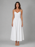 Juliette | Women's A Line Maxi Dress | Spaghetti Strap Bridal Shower Dress-Women's Dress-Pick NewYork