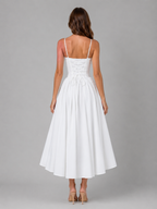 Juliette | Women's A Line Maxi Dress | Spaghetti Strap Bridal Shower Dress-Women's Dress-Pick NewYork