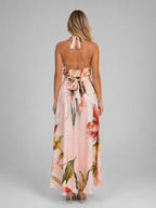 Juliette | Women's Floral Print Maxi Dress | Wrap V Neck-Women Dress-Pick NewYork