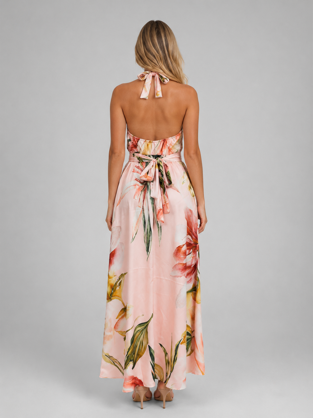 Juliette | Women's Floral Print Maxi Dress | Wrap V Neck-Women Dress-Pick NewYork