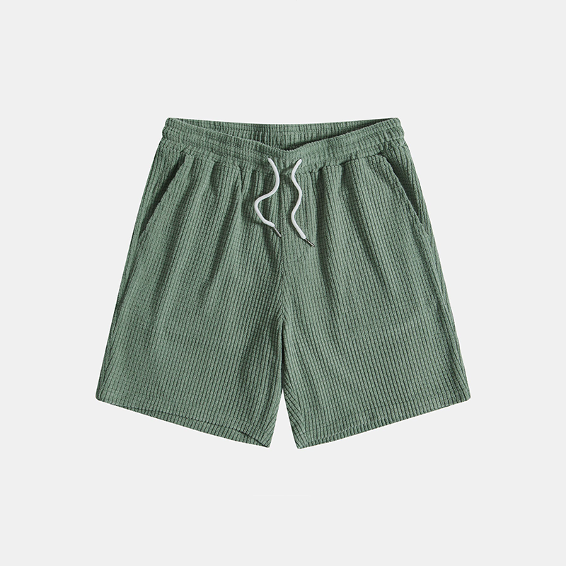 Landon | Men’s Shirt And Shorts Set | Button Front Drawstring Casual Wear-Men Outfit Set-Pick NewYork