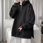 Liam | Men's High-Neck Hoodie | Quarter-Zip-PNY