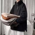 Liam | Men's High-Neck Hoodie | Quarter-Zip-PNY