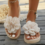 Luna | Women’s Platform Sandals | Floral Slip On-Women Sandals-Pick NewYork