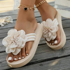Luna | Women’s Platform Sandals | Floral Slip On-Women Sandals-Pick NewYork