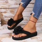 Luna | Women’s Platform Sandals | Floral Slip On-Women Sandals-Pick NewYork