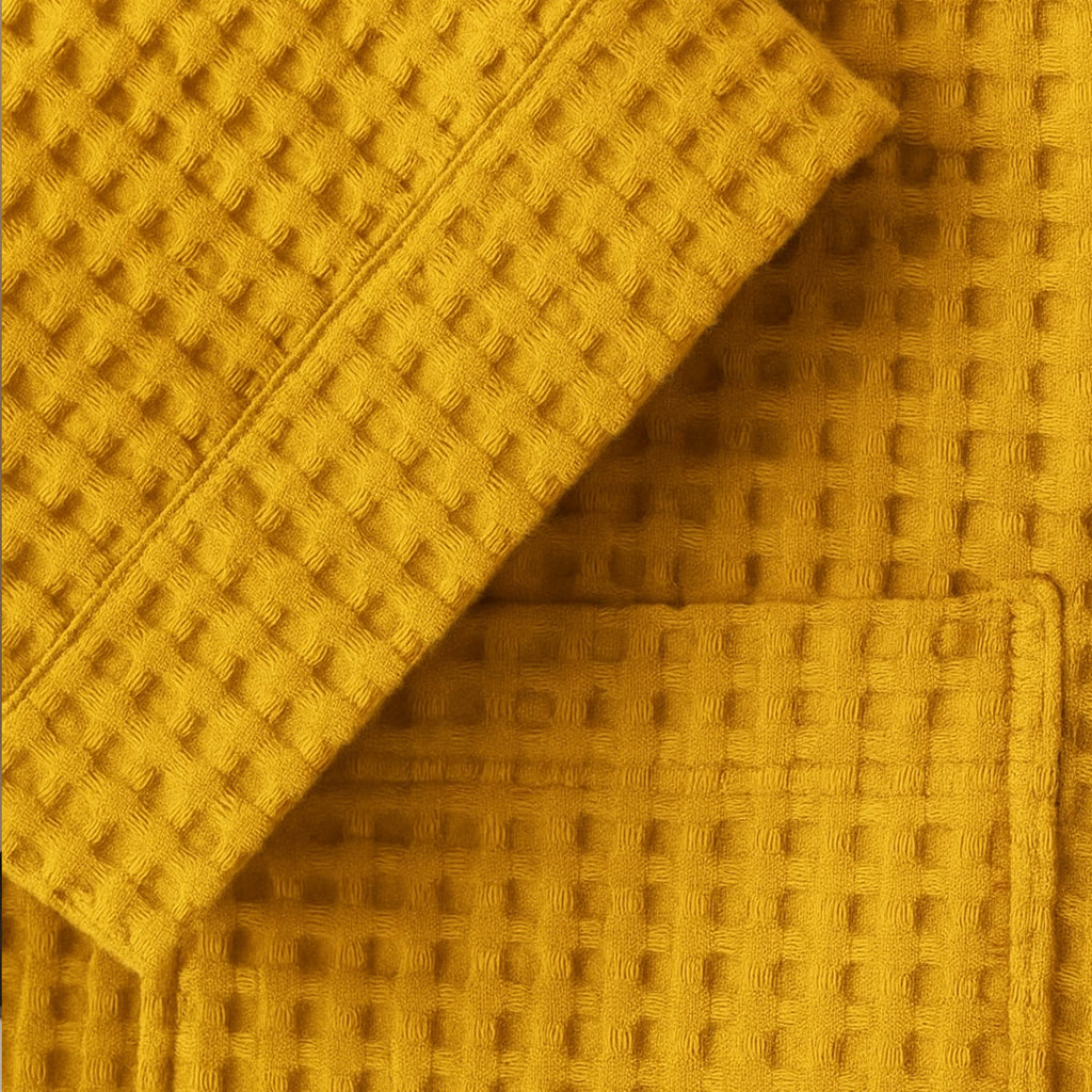 Everett | Men's Waffle Bath Robe | Soft Cotton Spa Loungewear-Men Robe-Pick NewYork