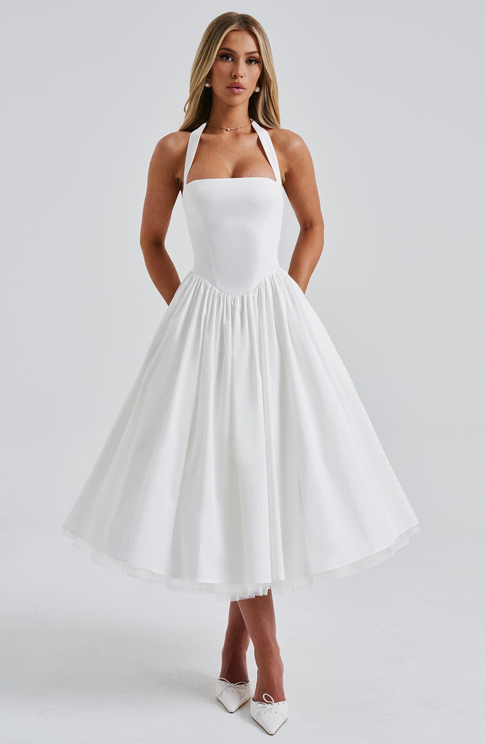 Madison | Women's Formal Halter Neck | Wedding Guest Dress-Women Dress-Pick NewYork