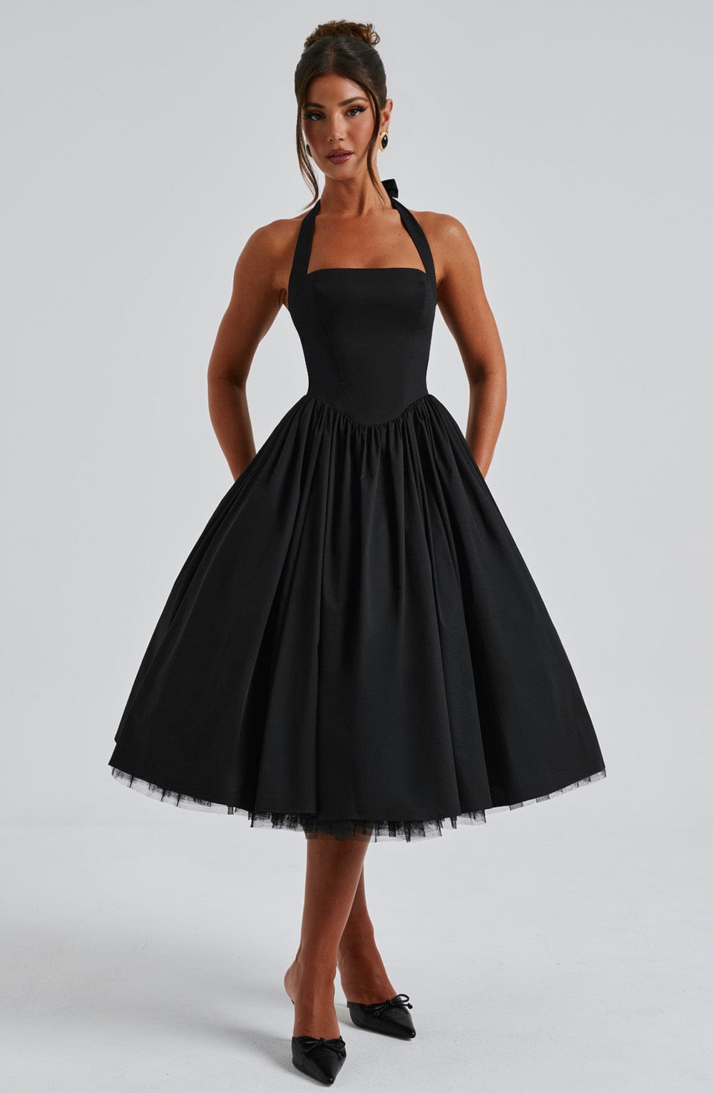 Madison | Women's Formal Halter Neck | Wedding Guest Dress-Women Dress-Pick NewYork