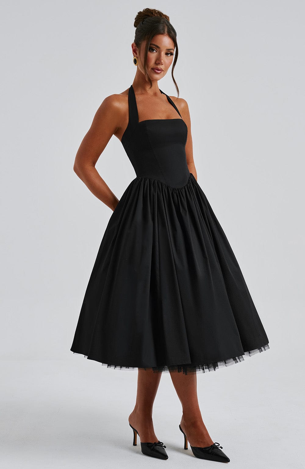 Madison | Women's Formal Halter Neck | Wedding Guest Dress-Women Dress-Pick NewYork