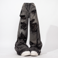 Madison | Women's Wide-Leg Jeans | Ripped Detail