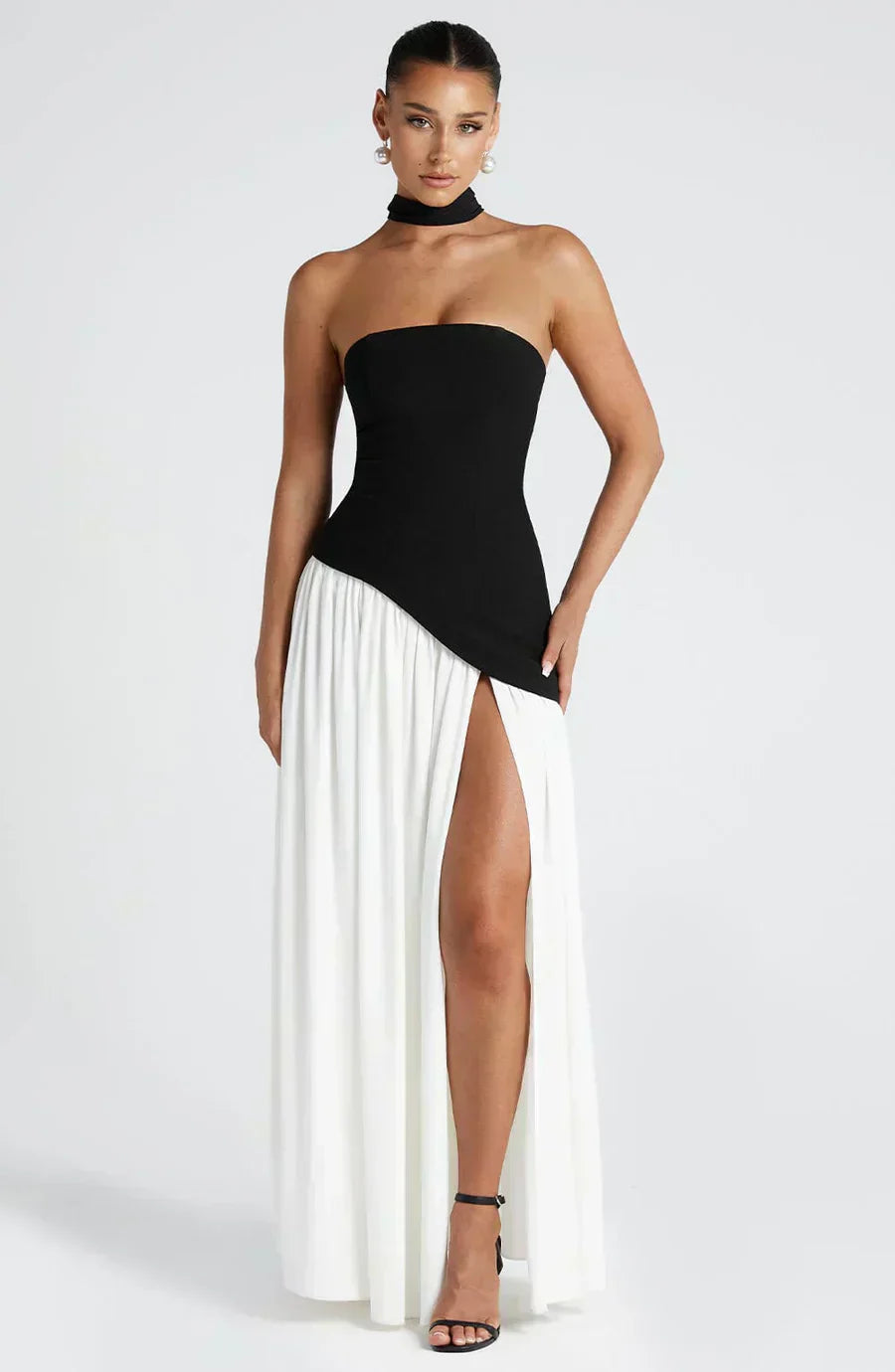 Isabella | Women's Asymmetric Maxi Dress | Wedding Guest Occasion-Women Dress-Pick NewYork