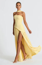 Isabella | Women's Asymmetric Maxi Dress | Wedding Guest Occasion-Women Dress-Pick NewYork