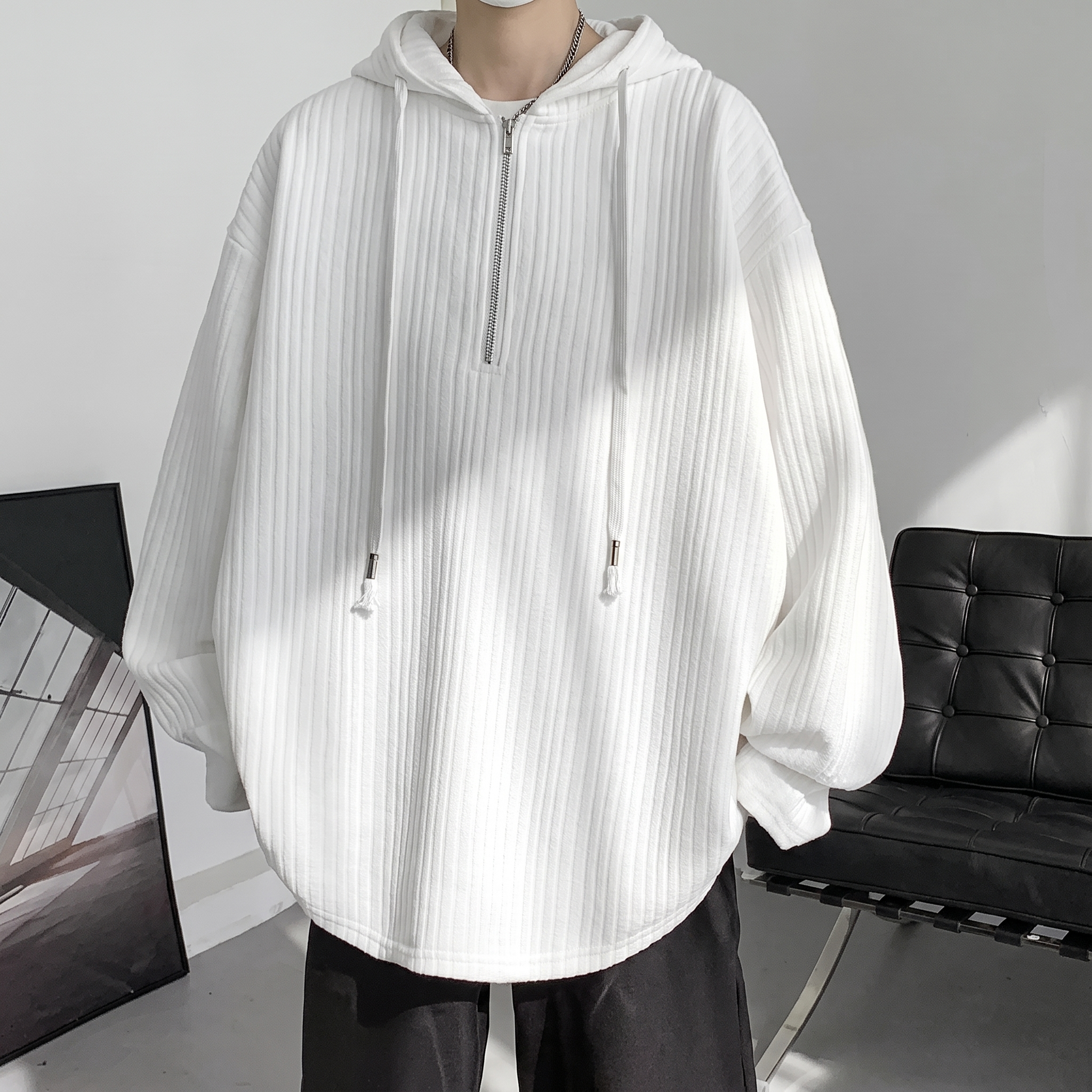 Noah | Men's Oversized Hoodie | Drawstring Hood-PNY