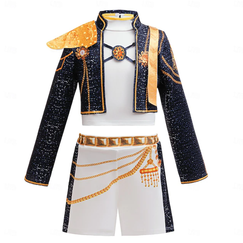 Nova | Girls Performance Costume Set | Shoulder Panels Mini Skirt Costume Wear-Kids Costume-Pick NewYork