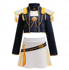 Nova | Girls Performance Costume Set | Shoulder Panels Mini Skirt Costume Wear-Kids Costume-Pick NewYork