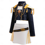 Nova | Girls Performance Costume Set | Shoulder Panels Mini Skirt Costume Wear-Kids Costume-Pick NewYork