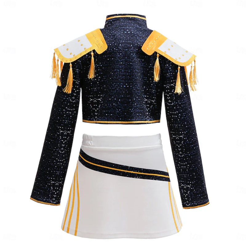 Nova | Girls Performance Costume Set | Shoulder Panels Mini Skirt Costume Wear-Kids Costume-Pick NewYork