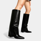 Odette | Women's Knee High Boots | Pointed Toe Everyday Boots-Women Shoes-Pick NewYork
