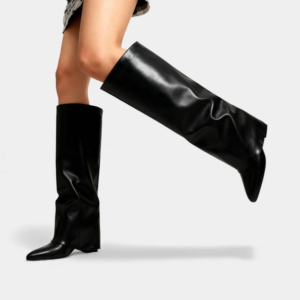Odette | Women's Knee High Boots | Pointed Toe Everyday Boots-Women Shoes-Pick NewYork