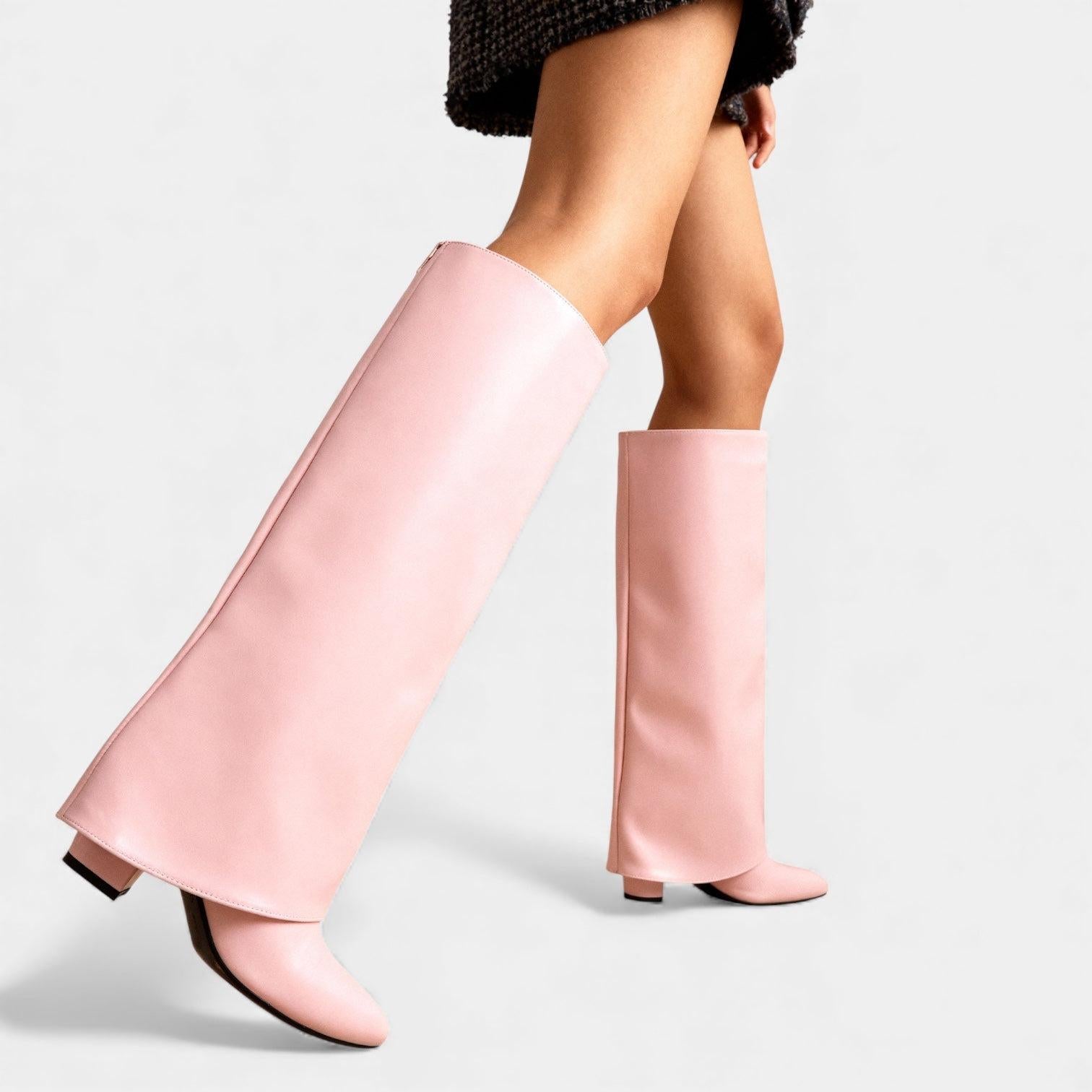 Odette | Women's Knee High Boots | Pointed Toe Everyday Boots-Women Shoes-Pick NewYork