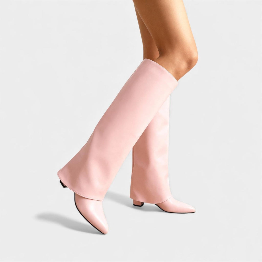 Odette | Women's Knee High Boots | Pointed Toe Everyday Boots-Women Shoes-Pick NewYork