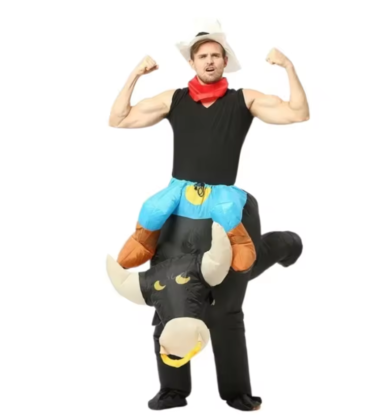 Parker | Adult And Kids Inflatable Riding Costume | Animal Carry Me Fancy Dress Wear-Costume Set-Pick NewYork