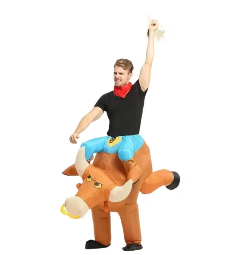 Parker | Adult And Kids Inflatable Riding Costume | Animal Carry Me Fancy Dress Wear-Costume Set-Pick NewYork